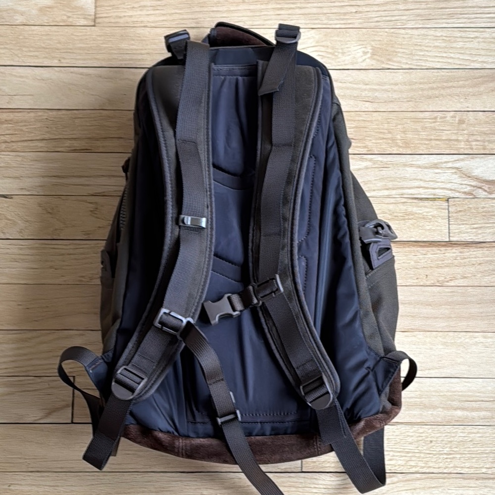 Visvim Brown And Black Backpack With Streamlined … - image 5